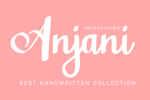 Anjani: A Versatile Script Font for Editorial Design