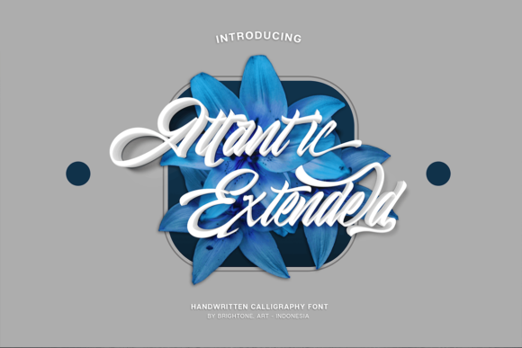 Atlantic Extended: A Bold Script for Modern Design