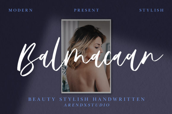 Balmacaan: A Stylish Handwritten Font for Elegant Branding