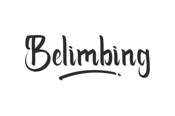 Belimbing: A Handwritten Font for Professional Branding