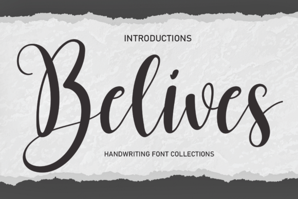 Belives: A Romantic Script Font for Elevating Your Brand