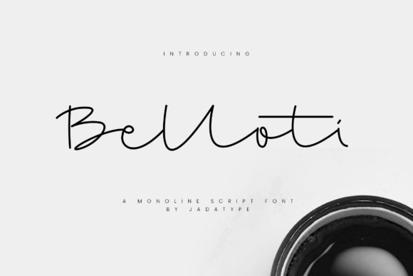 Belloti: A Script Amp Font for Elegant Branding