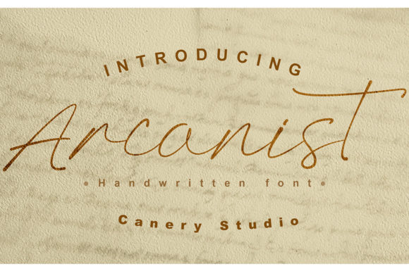 Discover Arcanist: A Script Font for Creative Branding
