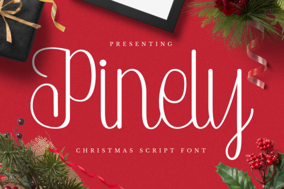 Discover Pinely: A Flowing Handwritten Font for Elegant Branding