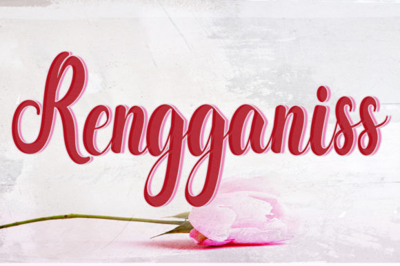 Discover Rengganis: A Versatile Script Font for Creative Projects