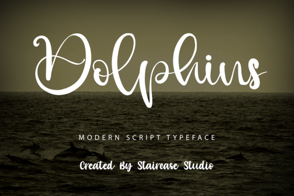 Discovering Dolphins: A Modern Script Font for Editorial Elegance