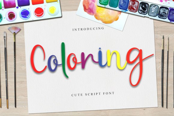 Elevate Your Brand with the Elegant Coloring Font