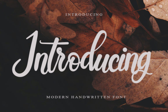 Elevate Your Campaigns with Introducing, the Elegant Script Font