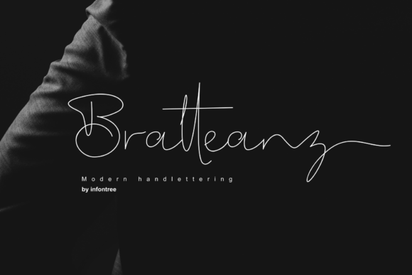 Elevate Your Craft with Bratteanz: A Delicate Script Font