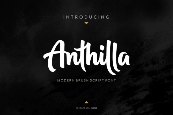 Enhance Your Brand with Anthilla: A Bold and Smooth Script Font