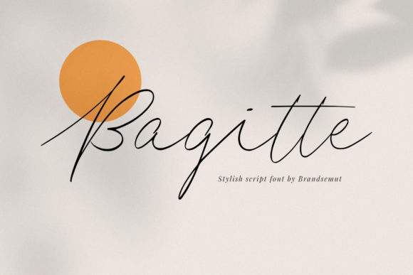 Enhance Your Brand with Bagitte: A Feminine Handwritten Font
