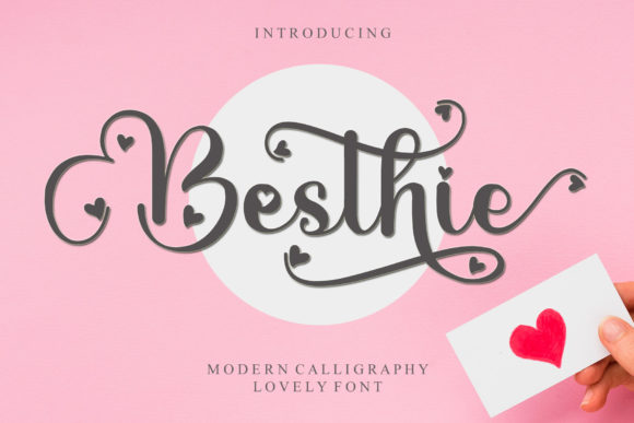 Enhance Your Brand with Besthie: A Graceful Calligraphy Font