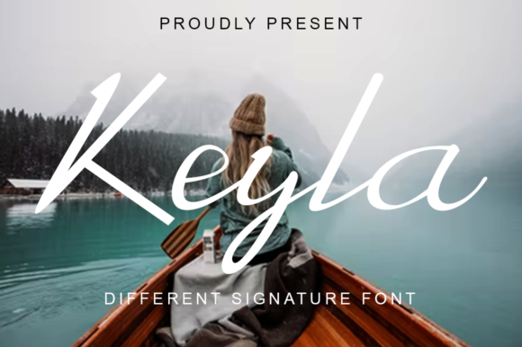 Enhance Your Brand with Keyla: A Graceful Script Font