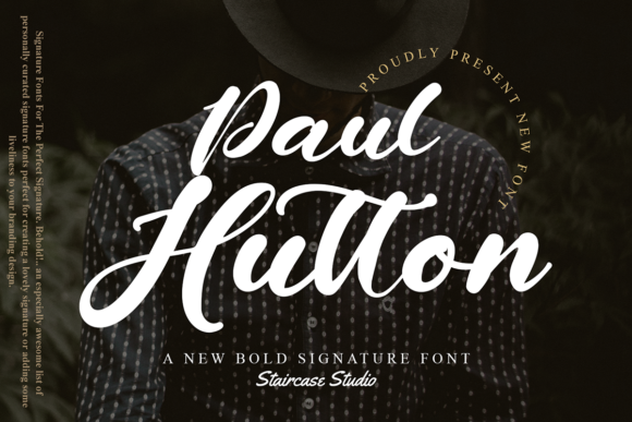 Enhance Your Brand with Paul Hutton: A Premium Script Font