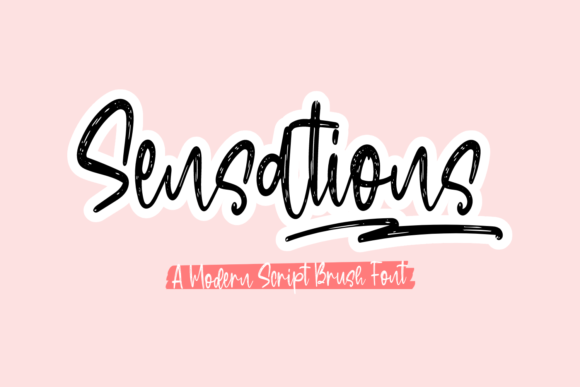 Enhance Your Brand with Sensations: A Versatile Handwritten Font
