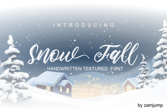 Enhance Your Brand with Snow Fall, the Handwritten Textured Font