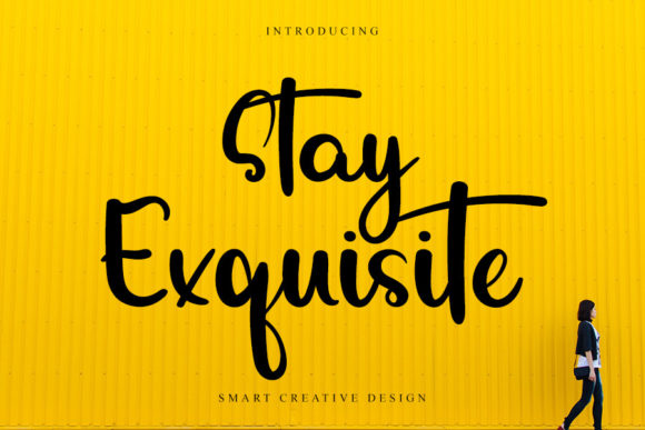 Enhance Your Brand with Stay Exquisite Font