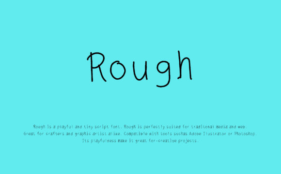 Rough: A Playful Script Font for Creative Campaigns