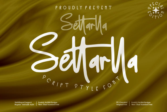 Settarlla: The Perfect Script Font for Your Brand