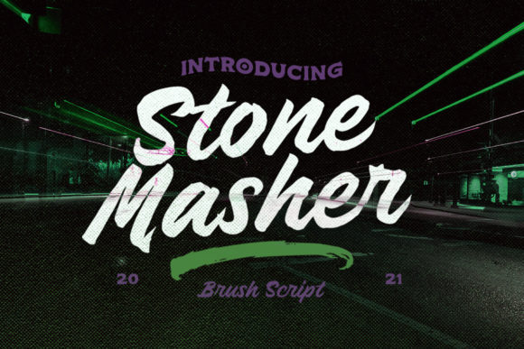 Stone Masher: A Charming Handwritten Font for Crafters