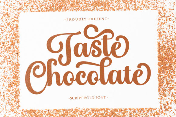 Taste Chocolate: Elevate Your Brand with This Elegant Script Font