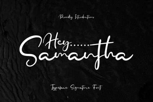 Transform Your Brand with Hey Samantha Font