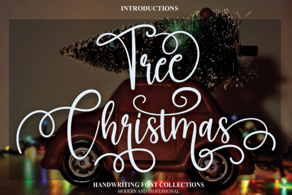 Tree Christmas: A Handwritten Font for Elegant Branding