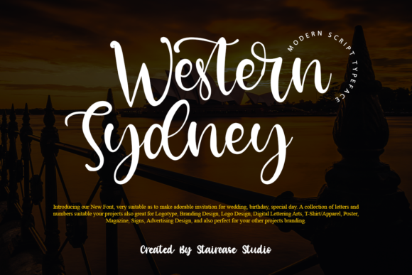 Western Sydney: A Chic Script Font for Modern Web Design
